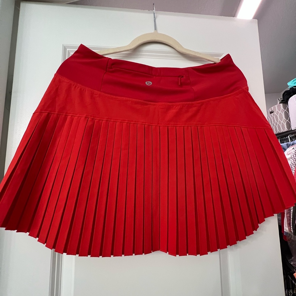 Baleaf Red Pleated Skirt - Picture 4 of 5